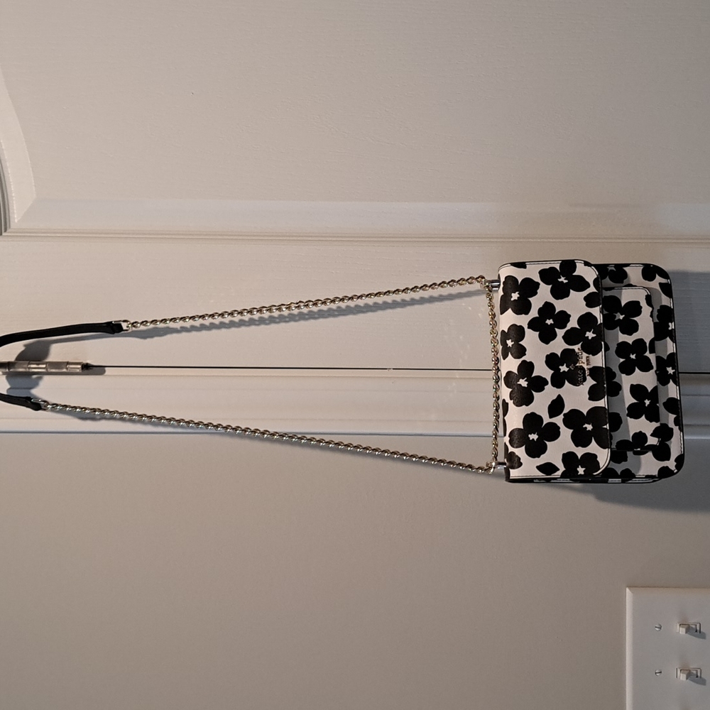 Kate Spade black and white purse